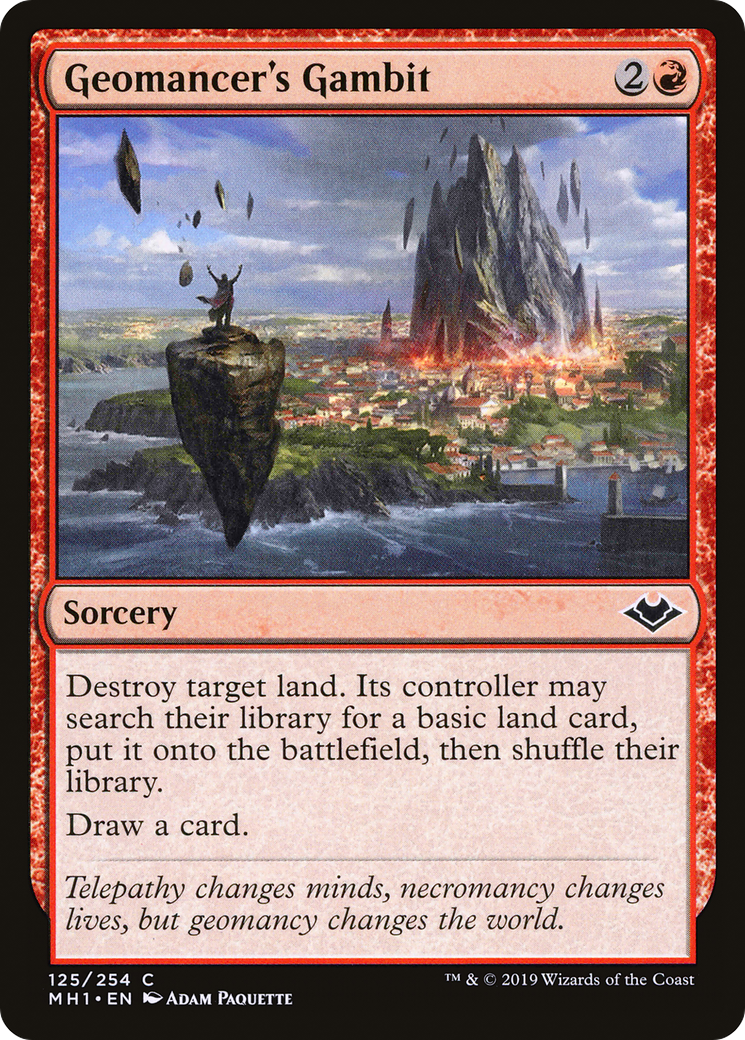 Geomancer's Gambit (MH1-125) (Foil)