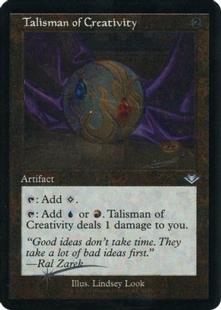 Talisman of Creativity (Retro Frame) (H1R-034) (Etched Foil)