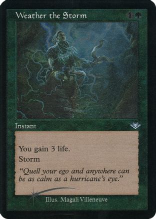 Weather the Storm (Retro Frame) (H1R-024) (Etched Foil)