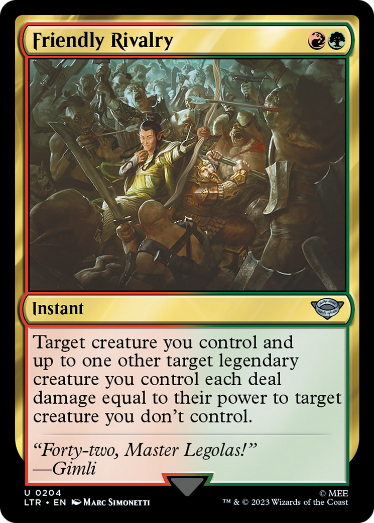Friendly Rivalry (LTR-204) (Foil)