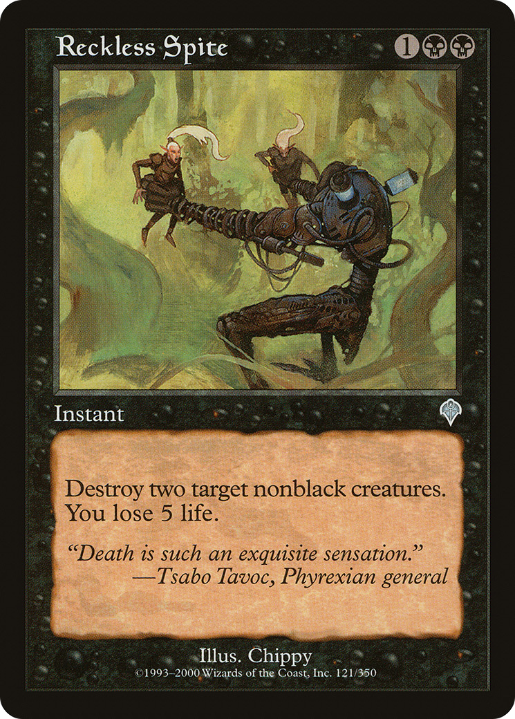 Reckless Spite (INV-121) (Foil)