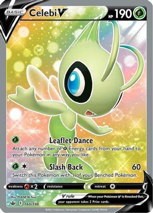 Celebi V (Full Art) (CRE-160) (Holofoil)
