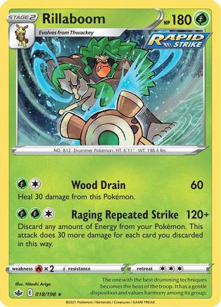 Rillaboom (CRE-018) (Holofoil)