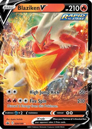 Blaziken V (CRE-020) (Holofoil)