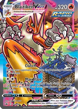 Blaziken VMAX (Alternate Art Secret) (CRE-) (Holofoil)