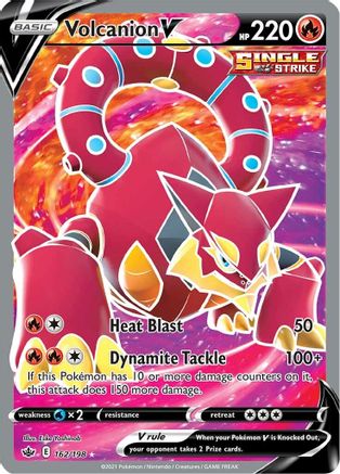 Volcanion V (Full Art) (CRE-162) (Holofoil)