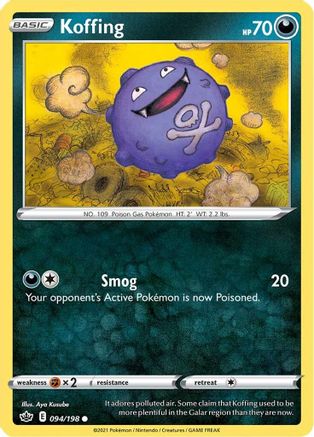 Koffing (CRE-094) (Reverse Holofoil)