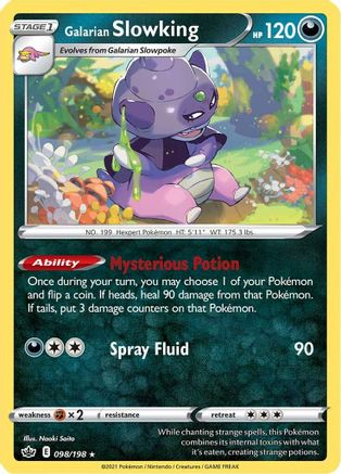 Galarian Slowking (CRE-098) (Reverse Holofoil)