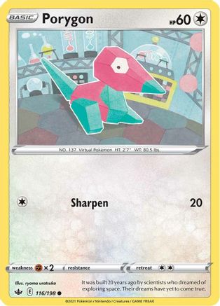 Porygon (CRE-116) (Reverse Holofoil)