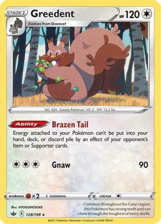 Greedent (CRE-128) (Reverse Holofoil)
