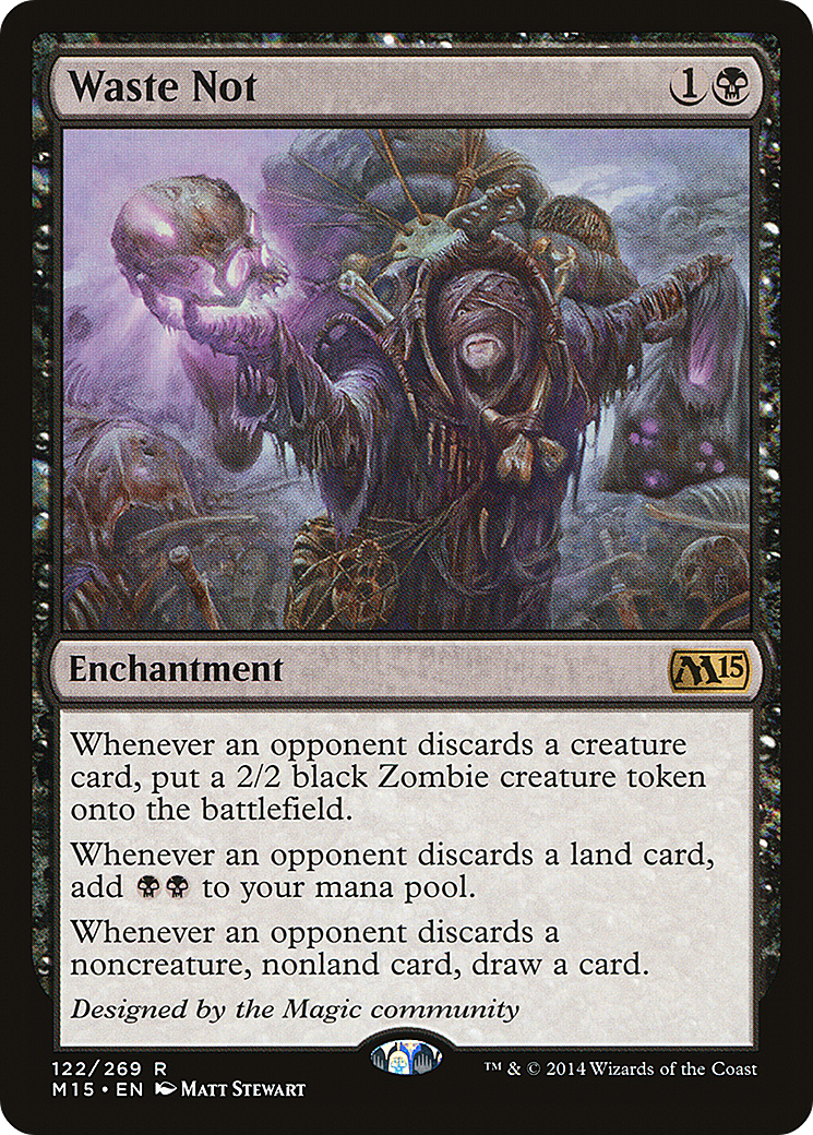Waste Not (M15-122)