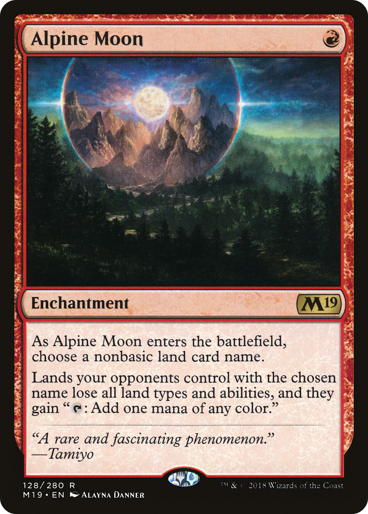 Alpine Moon (M19-128) (Foil)