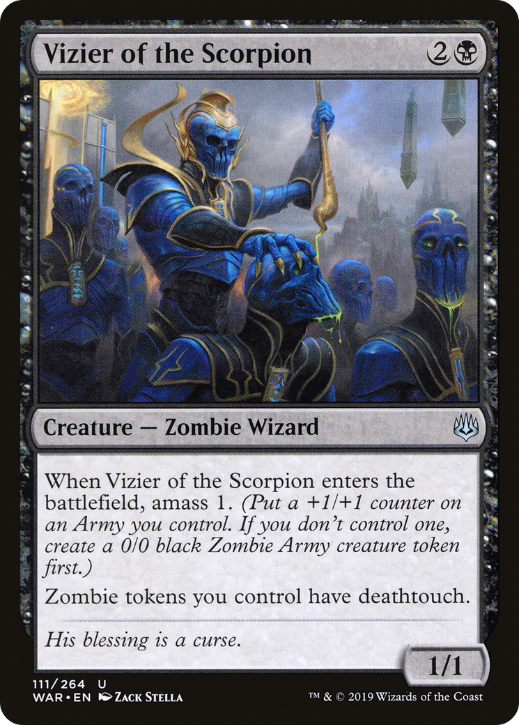 Vizier of the Scorpion (WAR-111) (Foil)