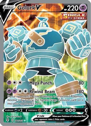 Golurk V (Full Art) (EVS-181) (Holofoil)