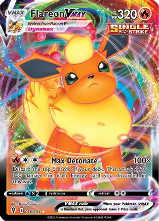 Flareon VMAX (EVS-018) (Holofoil)