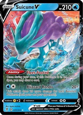 Suicune V (EVS-031) (Holofoil)