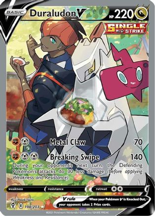 Duraludon V (Alternate Full Art) (EVS-198) (Holofoil)