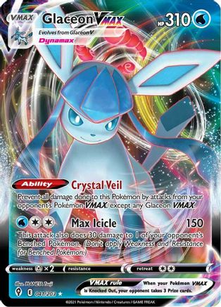 Glaceon VMAX (EVS-041) (Holofoil)