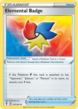 Elemental Badge (EVS-147) (Reverse Holofoil)