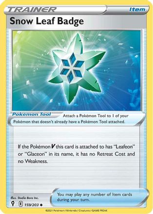 Snow Leaf Badge (EVS-159)