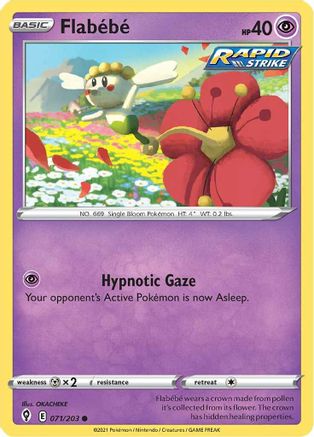 Flabebe (EVS-071) (Reverse Holofoil)