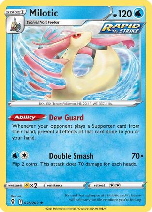 Milotic (EVS-038) (Reverse Holofoil)
