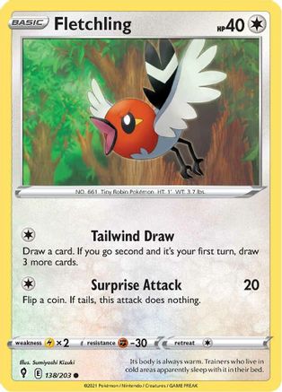 Fletchling (EVS-138) (Reverse Holofoil)