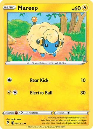 Mareep (EVS-054) (Reverse Holofoil)