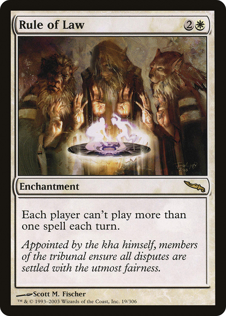 Rule of Law (MRD-019) (Foil)