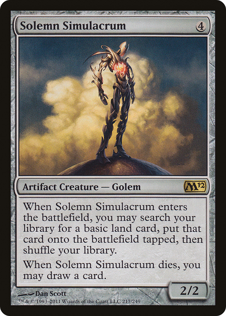 Solemn Simulacrum (M12-217) (Foil)