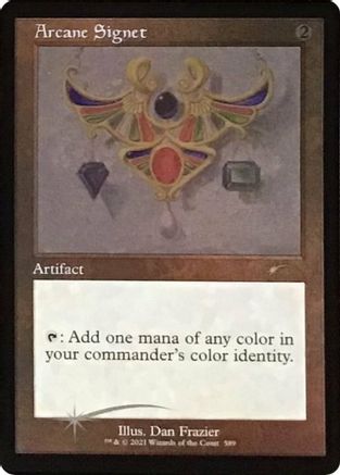 Arcane Signet (589) (Foil Etched) (SLD-589) (Foil)
