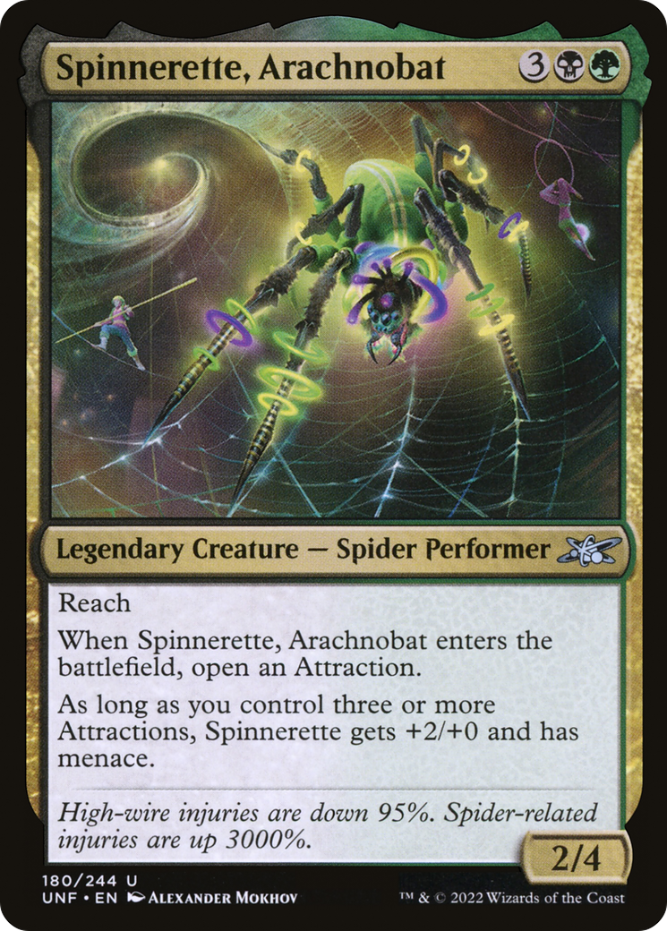 Spinnerette, Arachnobat (UNF-180)