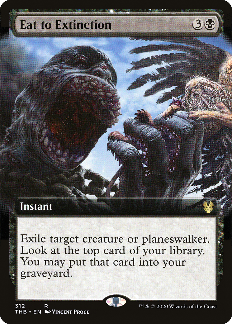 Eat to Extinction (THB-312) (Extended Art) (Foil)