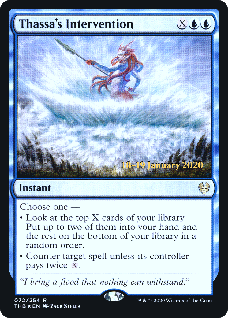 Thassa's Intervention (PRE-72S) (Foil)