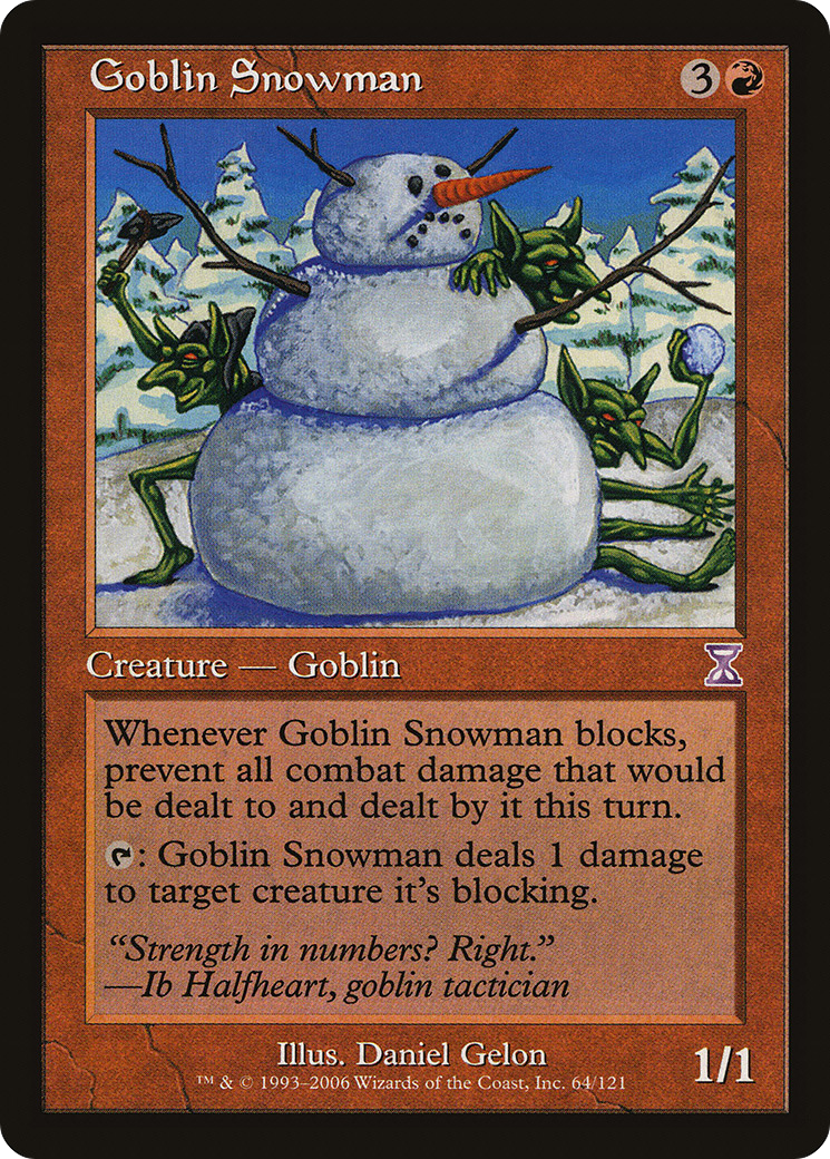 Goblin Snowman (TSB-064) (Foil)
