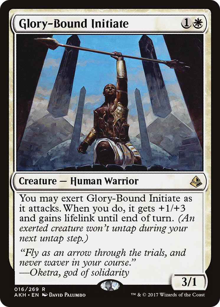 Glory-Bound Initiate (AKH-016) (Foil)