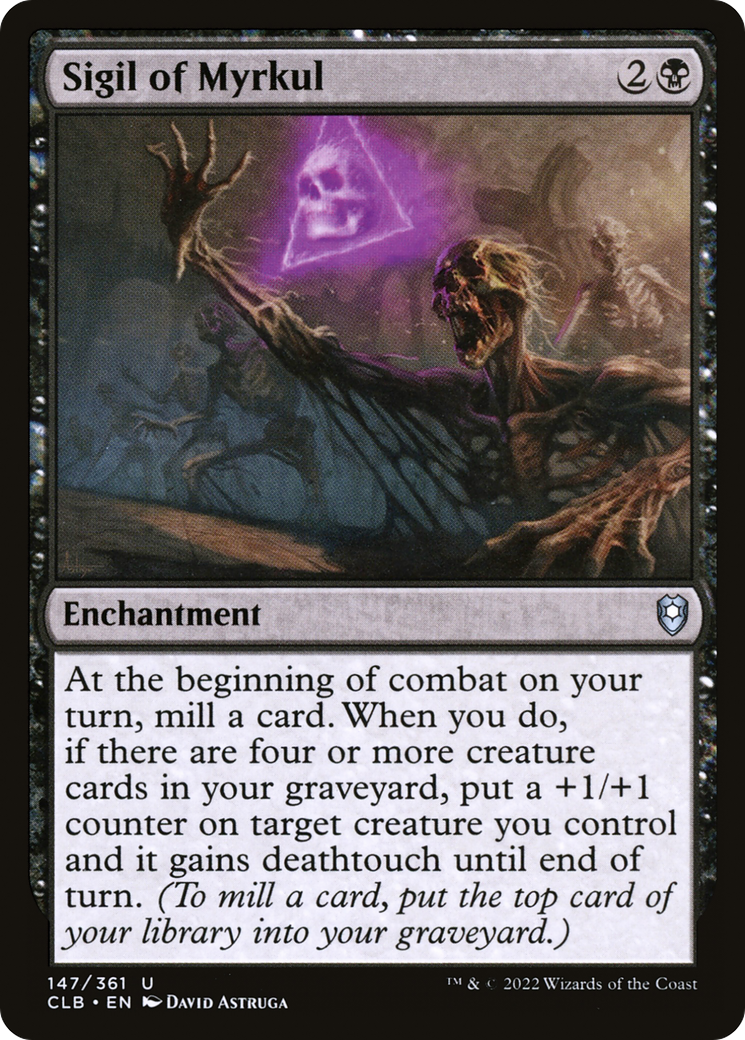 Sigil of Myrkul (CLB-147) (Foil)