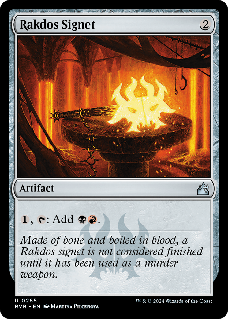 Rakdos Signet (RVR-265) (Foil)
