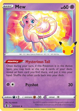 Mew (CEL-011) (Holofoil)