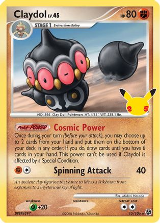 Claydol (CCC-015) (Holofoil)