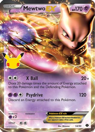 Mewtwo EX (CCC-054) (Holofoil)