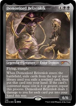Demonlord Belzenlok (Foil Etched) (SLD-159) (Foil)