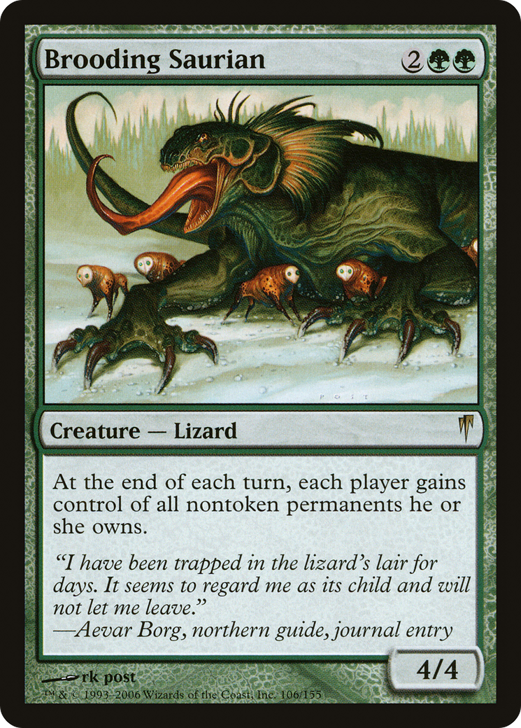 Brooding Saurian (CSP-106) (Foil)