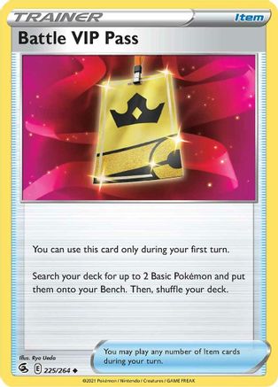 Battle VIP Pass (FST-225) (Reverse Holofoil)