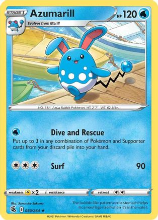 Azumarill (FST-059) (Reverse Holofoil)