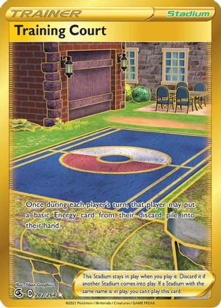 Training Court (Secret) (FST-282) (Holofoil)