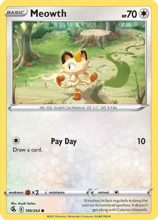Meowth (FST-199) (Reverse Holofoil)