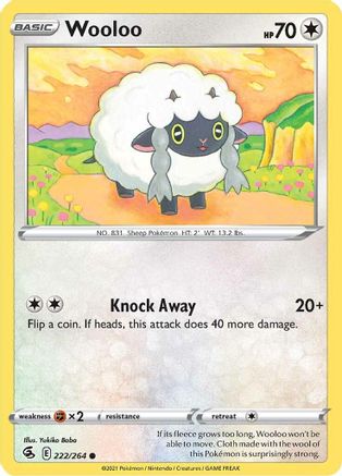Wooloo (222) (FST-222) (Reverse Holofoil)