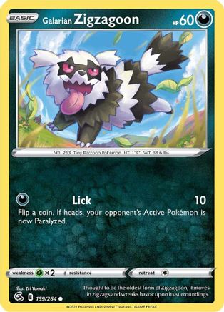 Galarian Zigzagoon (FST-159) (Reverse Holofoil)