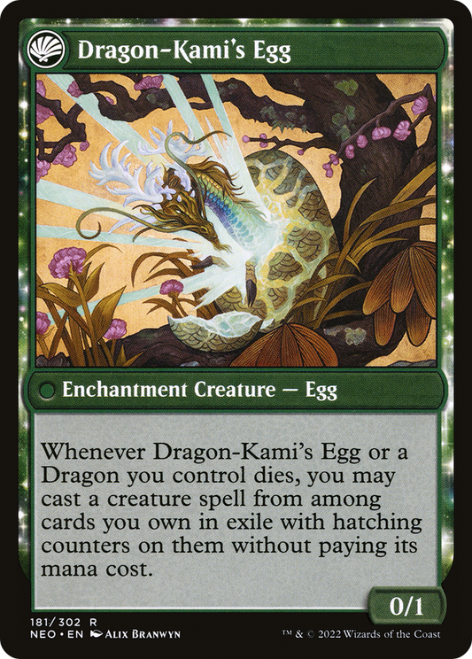 The Dragon-Kami Reborn // Dragon-Kami's Egg (NEO-181) (Foil)